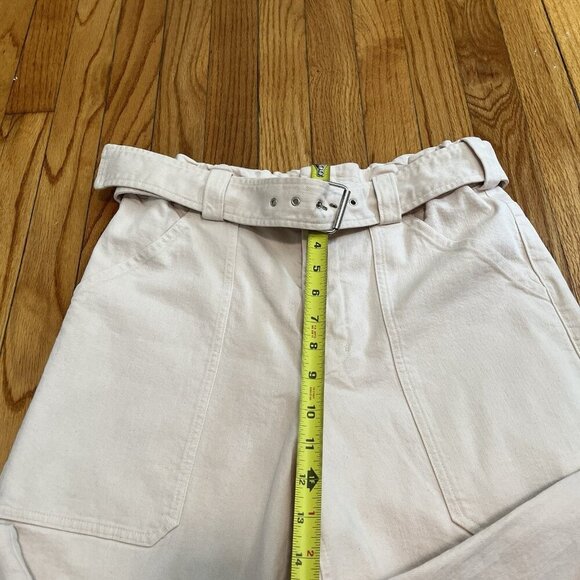 A.L.C. Flynn Belted Cotton‎ Utility Pant in Pink Tint Size 8 - Picture 8 of 9